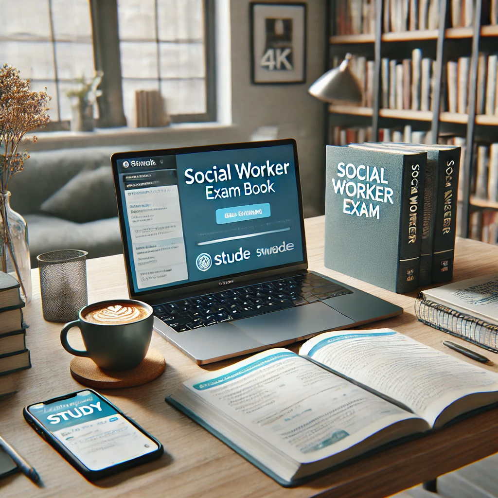 책상 위 학습 플랫폼과 서적들