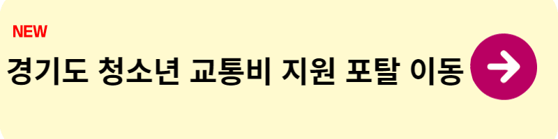 경기도 청소년 교통비 지원 사업