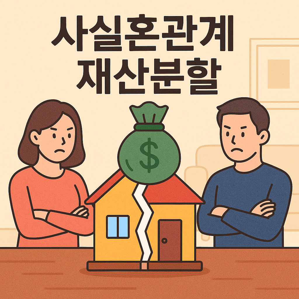 상간남소송피고, 사실혼관계재산분할