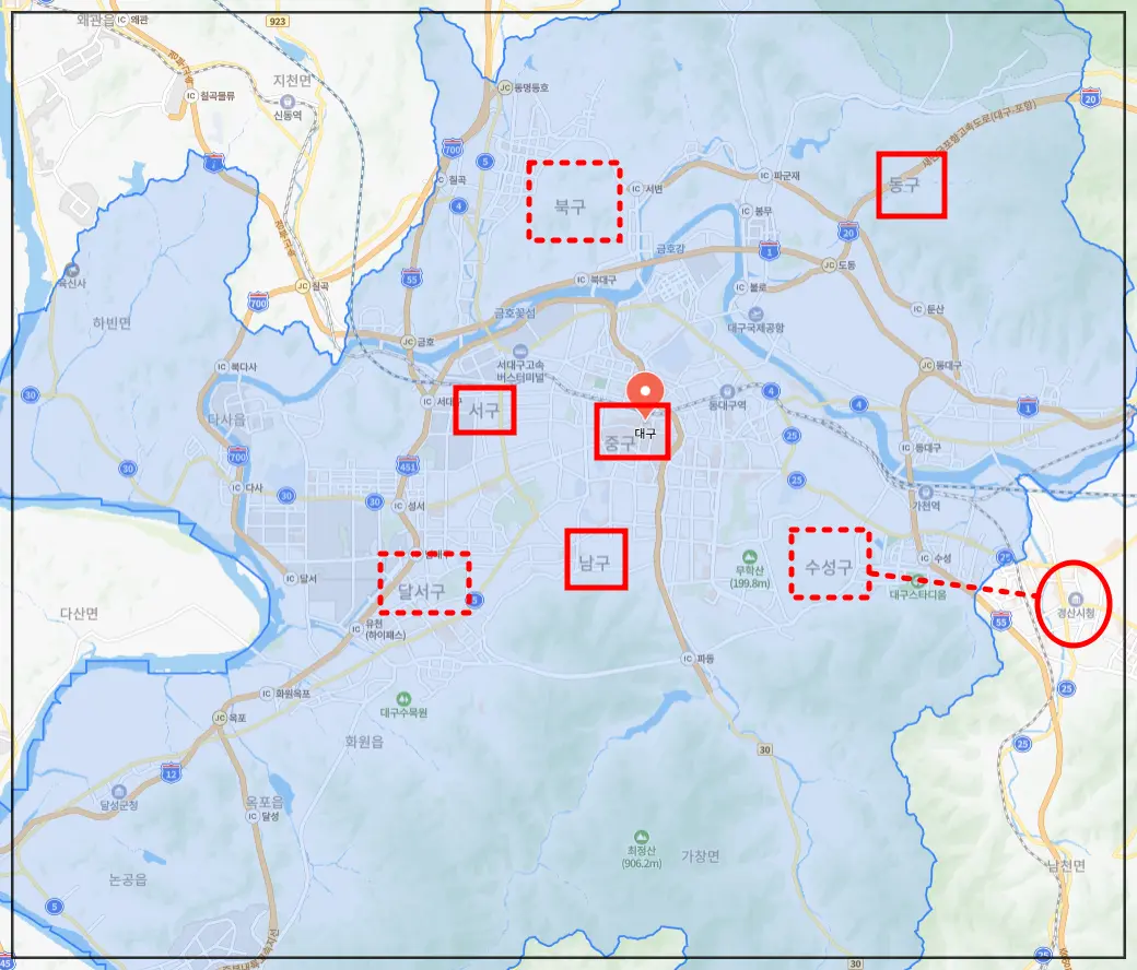 네이버지도-대구