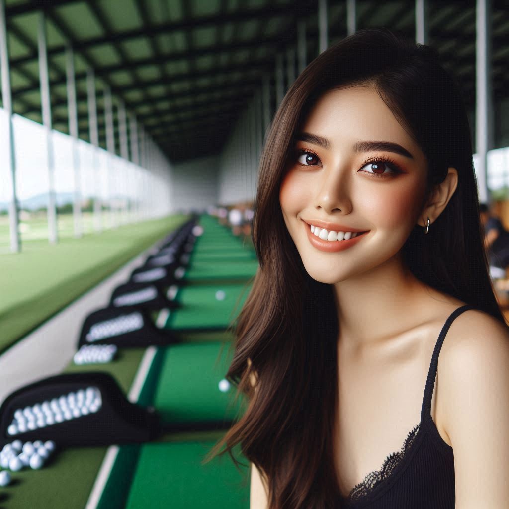 실내골프연습장 배경