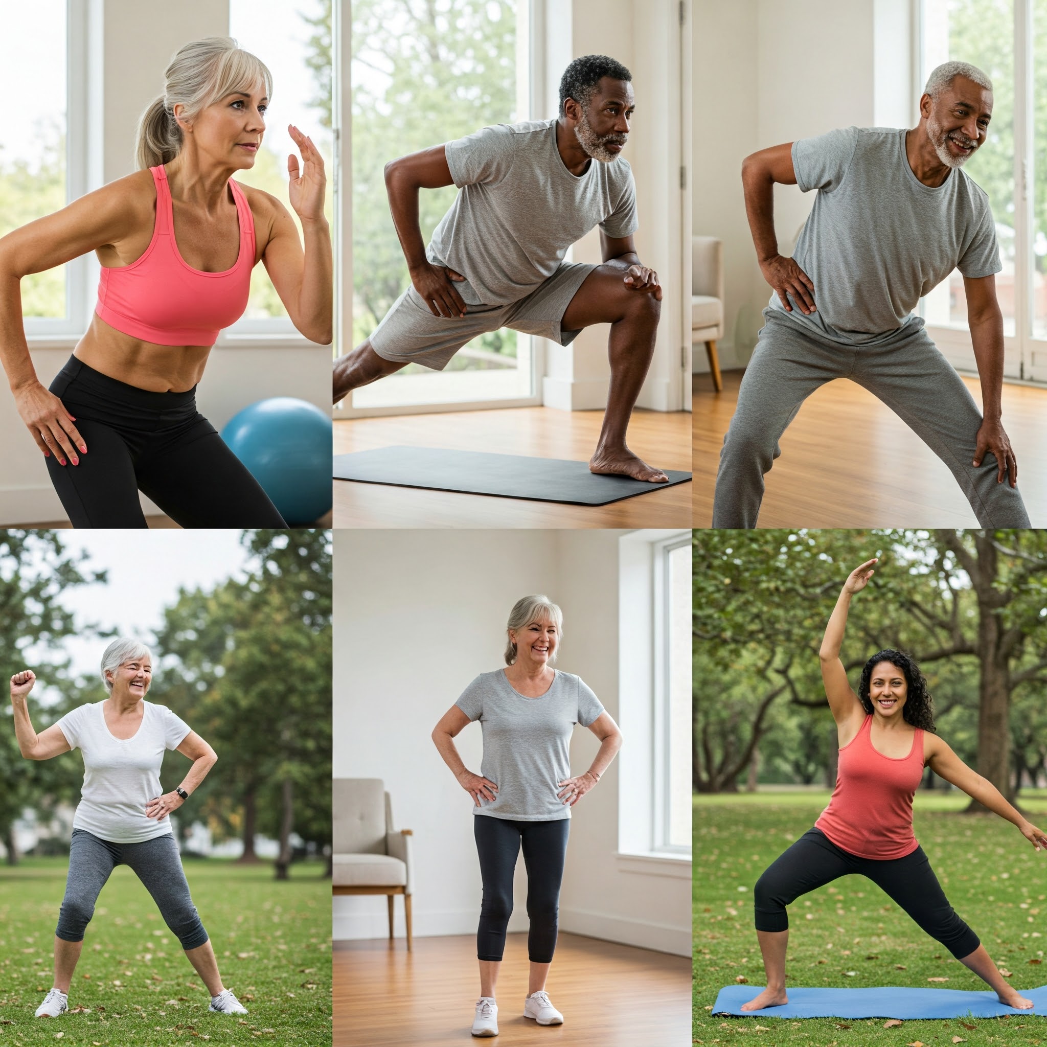 노인들의 운동이미지