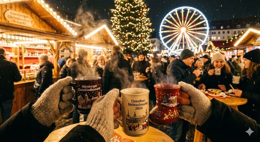 글뤼바인(Glühwein)과 마켓 컵(Glühweintasse)