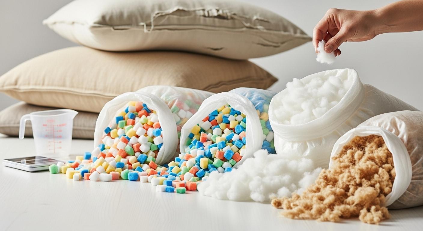 패딩 충전재 보충