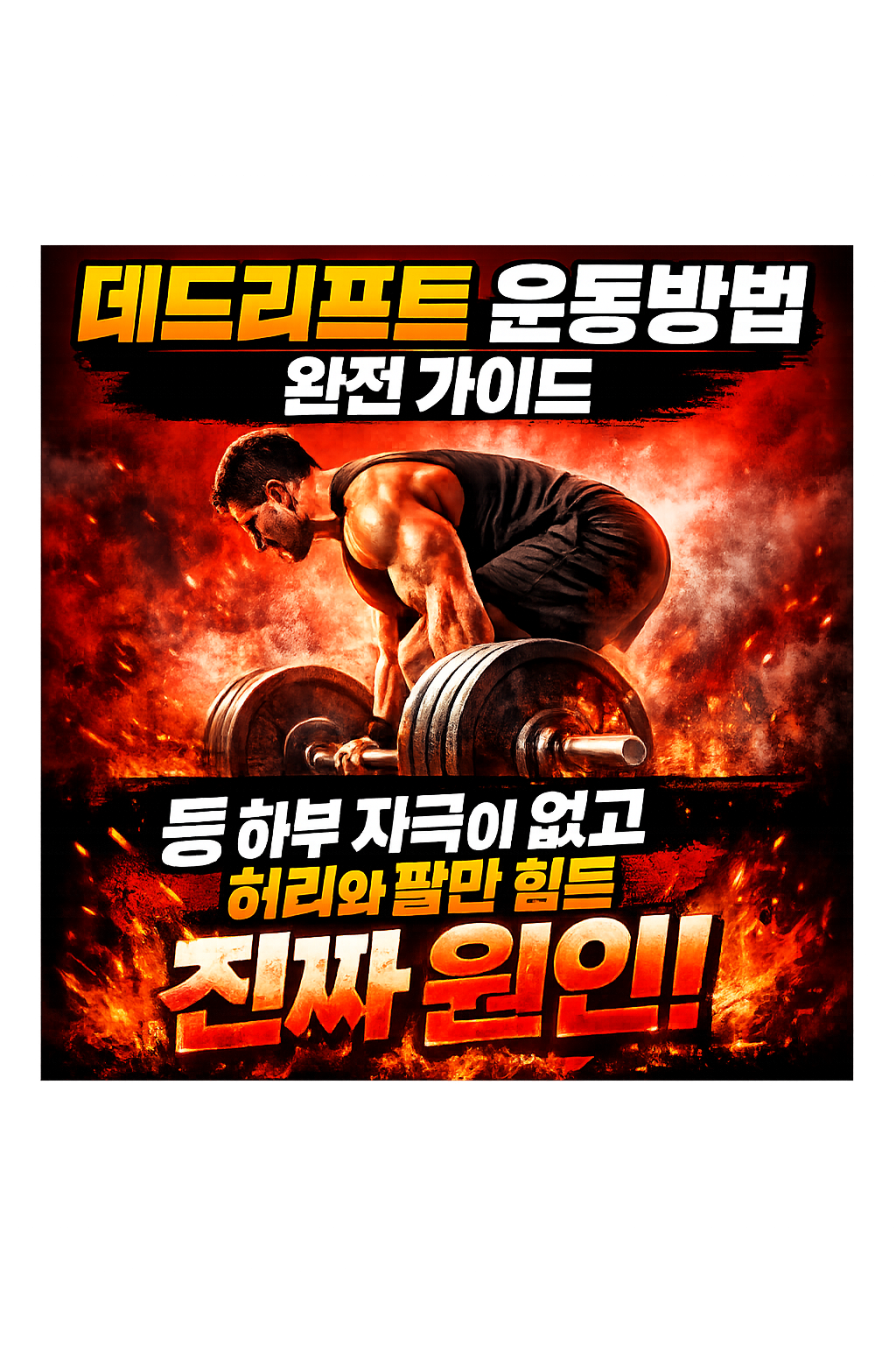 데드리프트 운동방법 완전 가이드