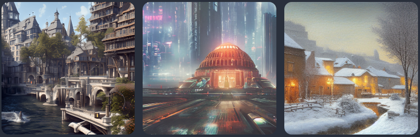 Stable Diffusion으로 생성할 수 있는 이미지 - 풍경