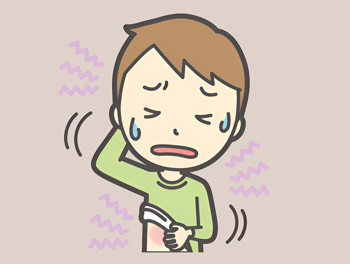 알레르기로-고통스러운-남성