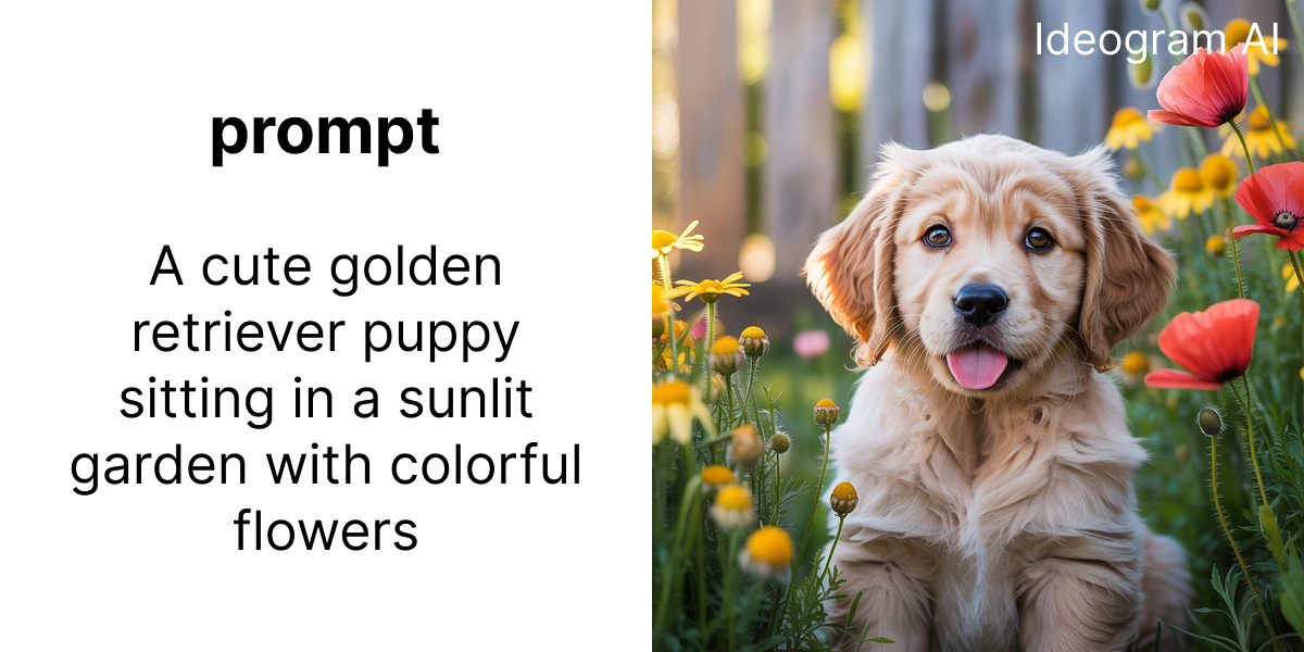 deogram AI generated image of golden retriever puppy