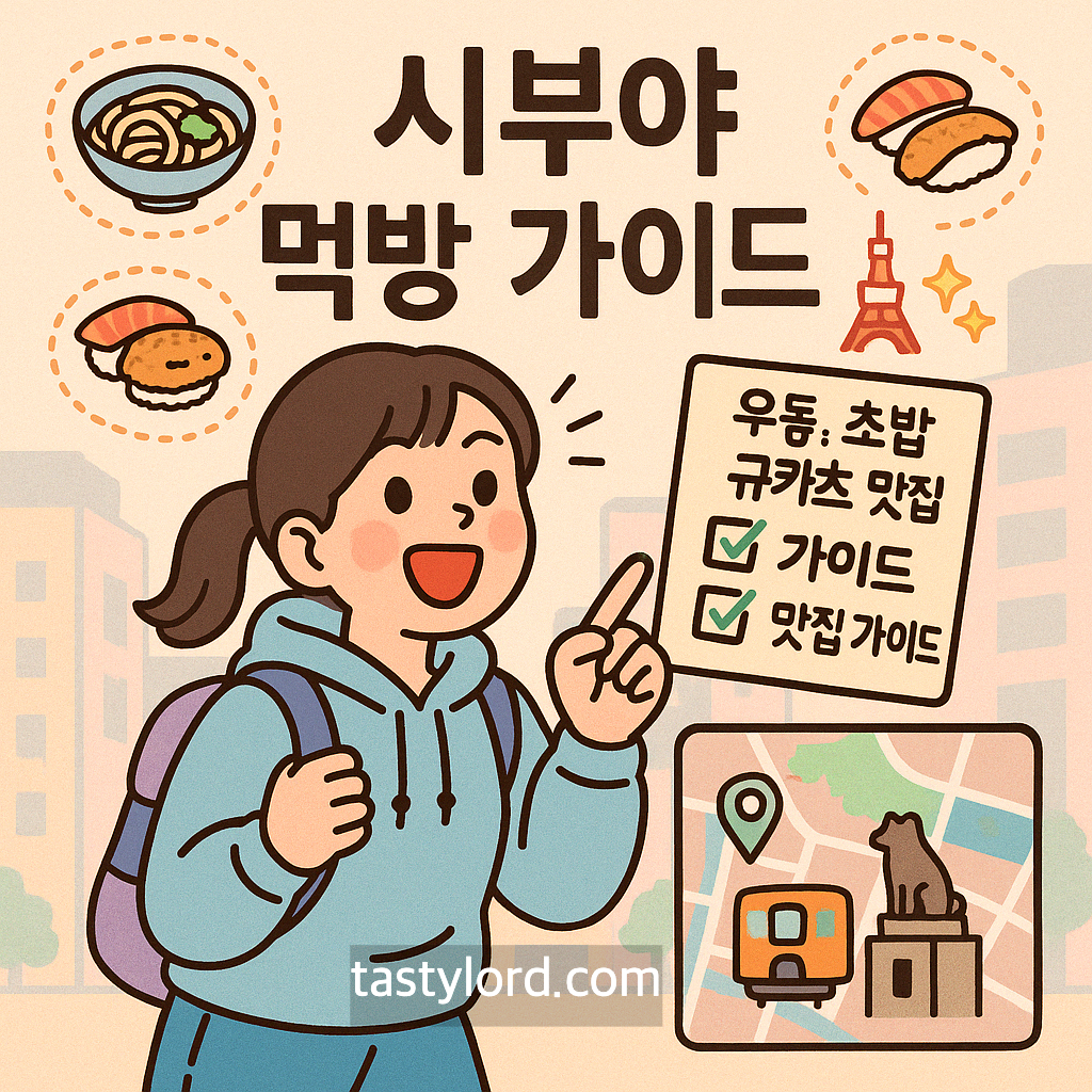 도쿄 시부야 맛집 7선 총정리