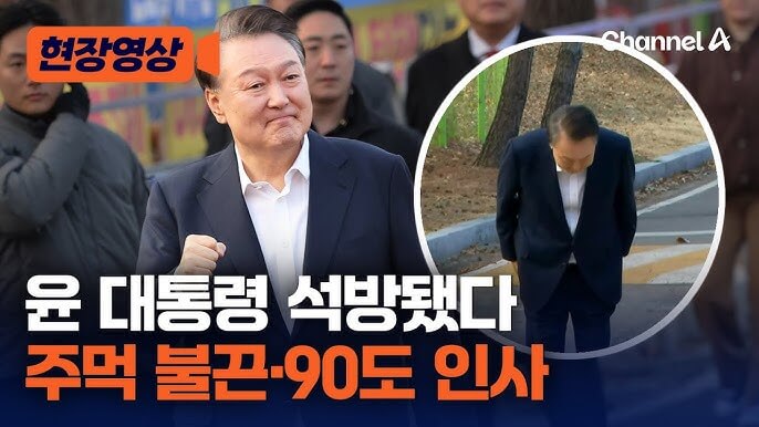 윤석열대통령 석방