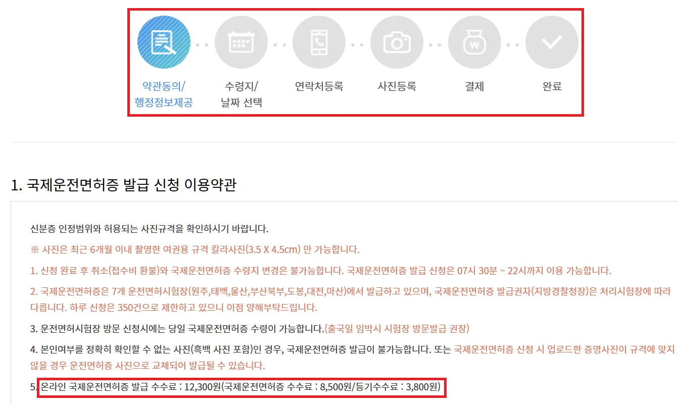 국제면허증 발급방법