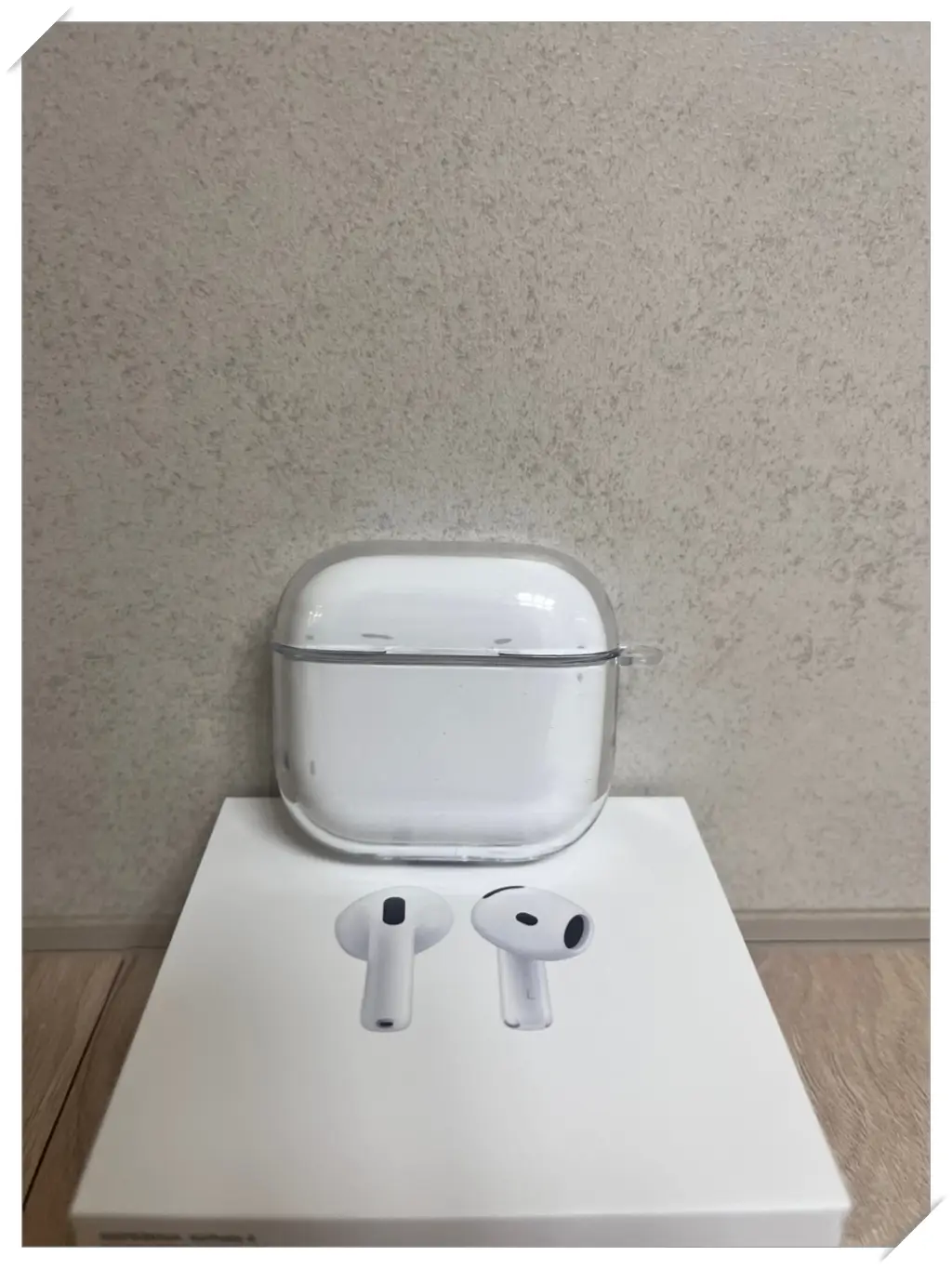 하얀색-에어팟-케이스-상자