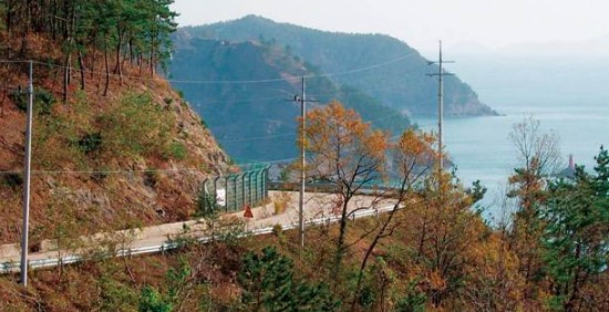 사량도 해안도로