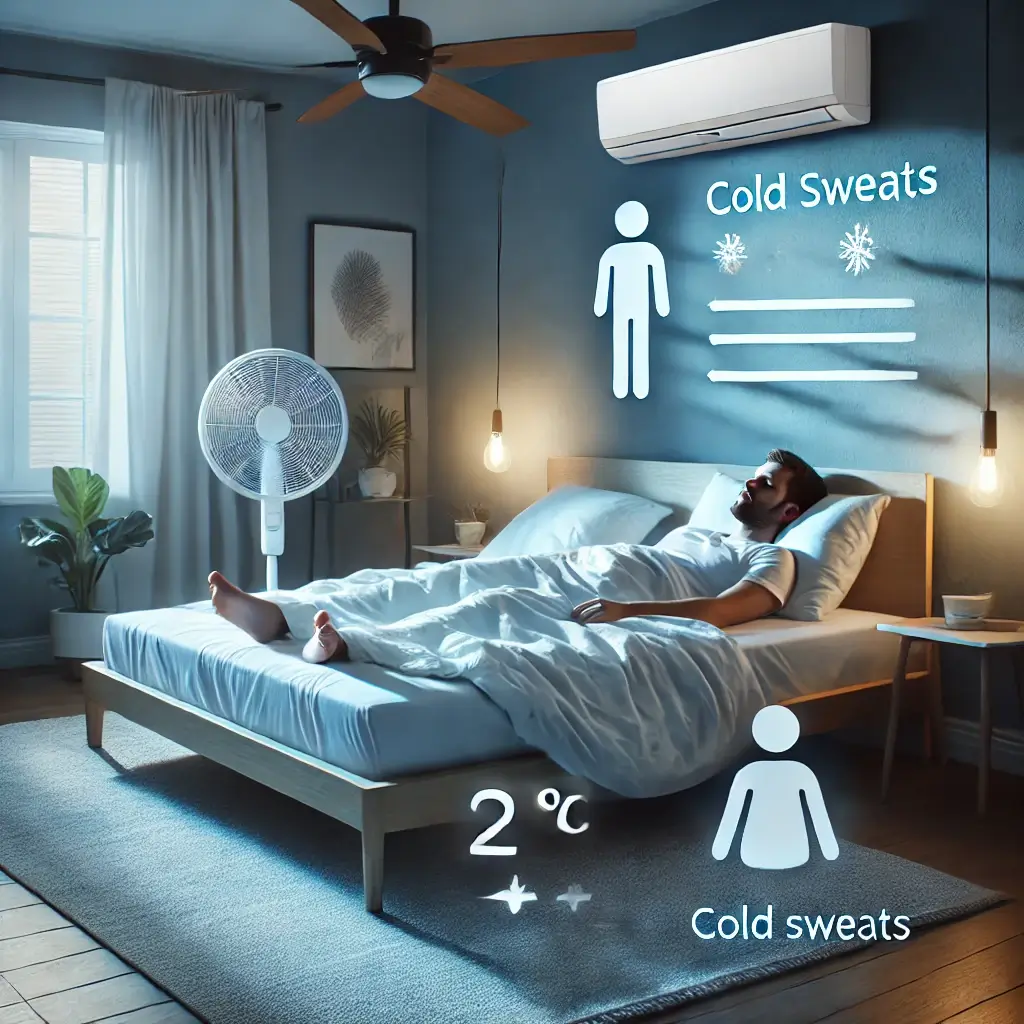 수면 중 식은 땀 해결 방법