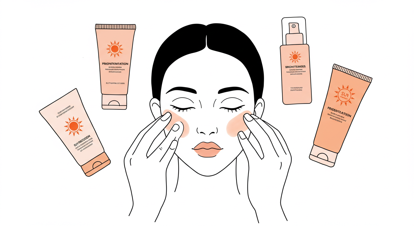 미백 기능성 제품 활용