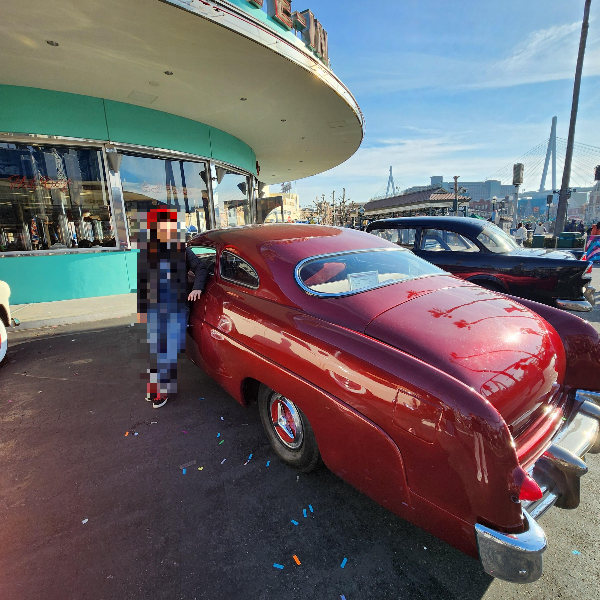 올드카들이 진열 되어 있는 곳. 여기서 한 컷