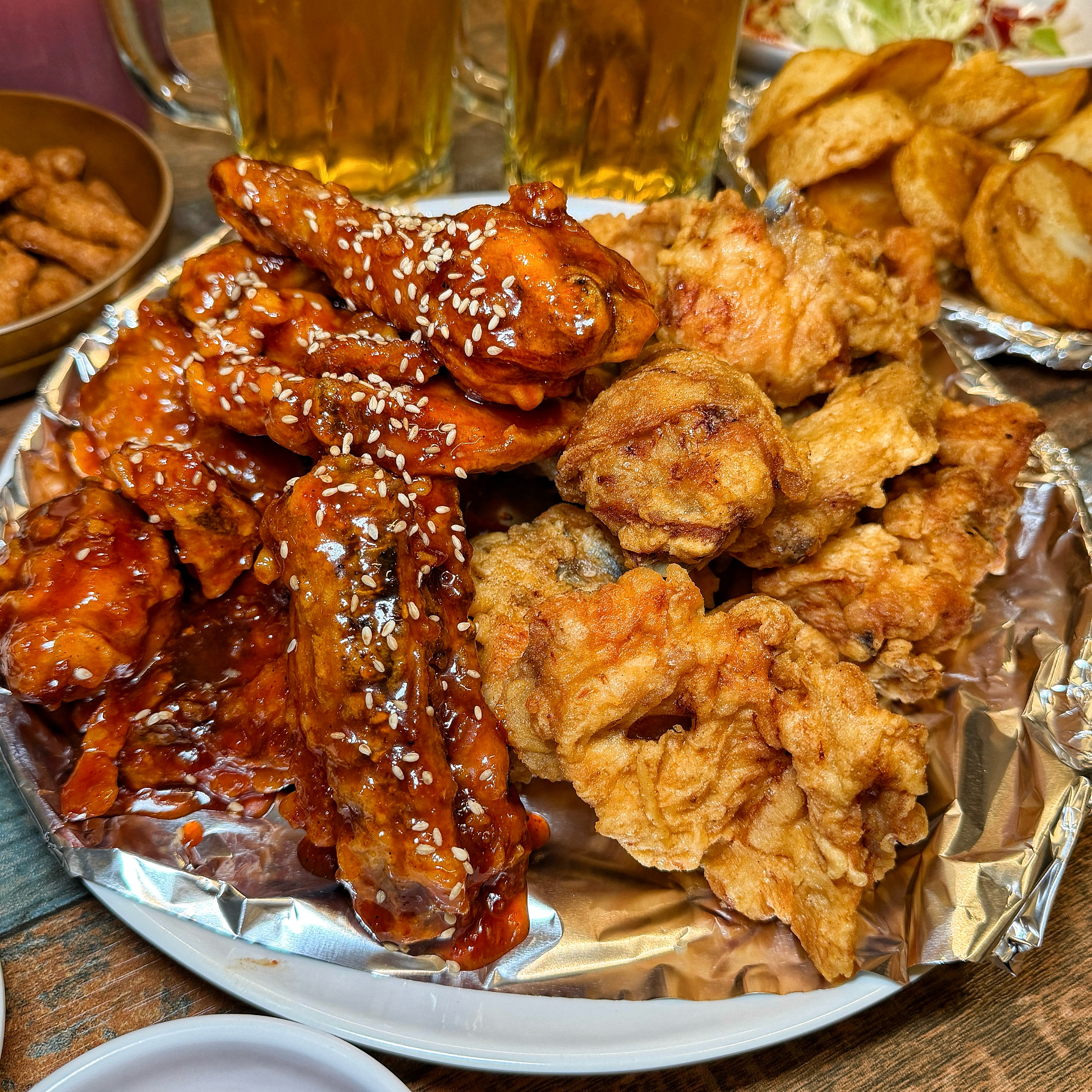 강원도 맛집 강릉참피온양념치킨 오리날개튀김