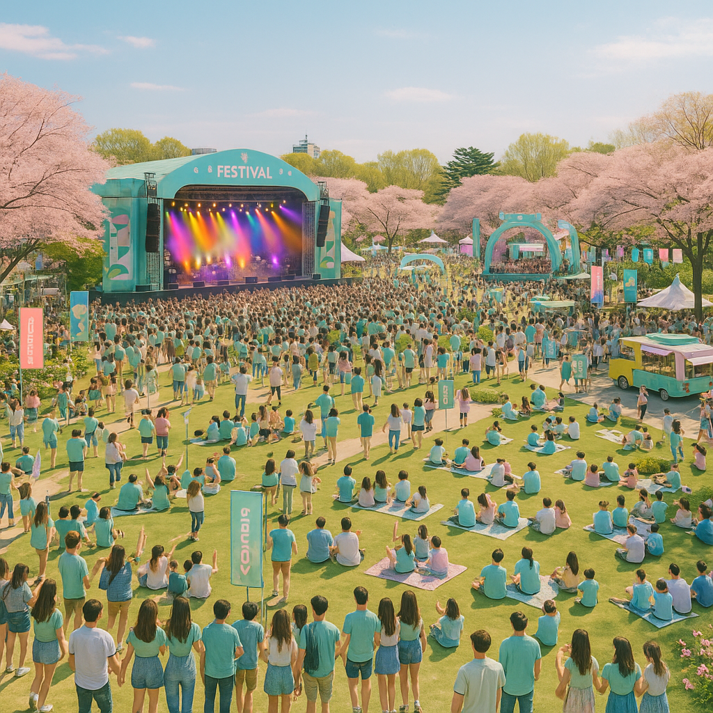 봄 감성 폭발! 뷰티풀 민트 라이프 2025 (뷰민라) 완벽 즐기기 (준비물, 착장 꿀팁)