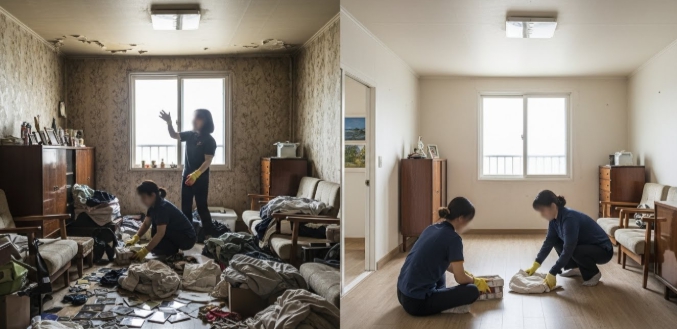 진안 고독사청소중