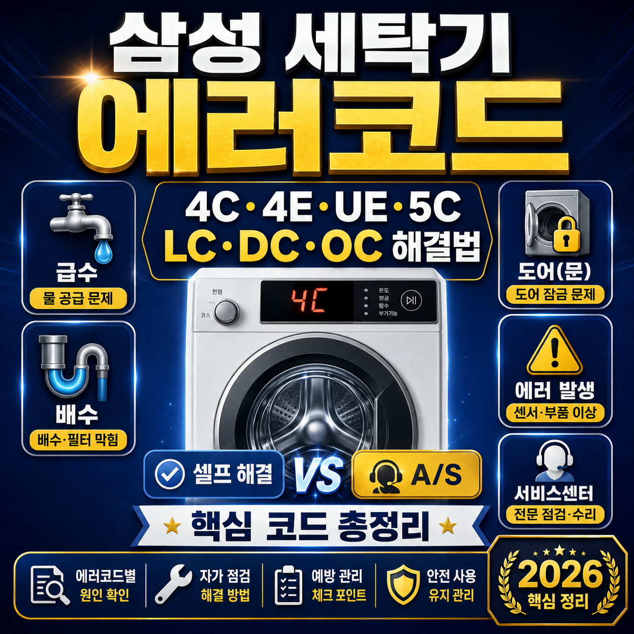 삼성 세탁기 에러코드