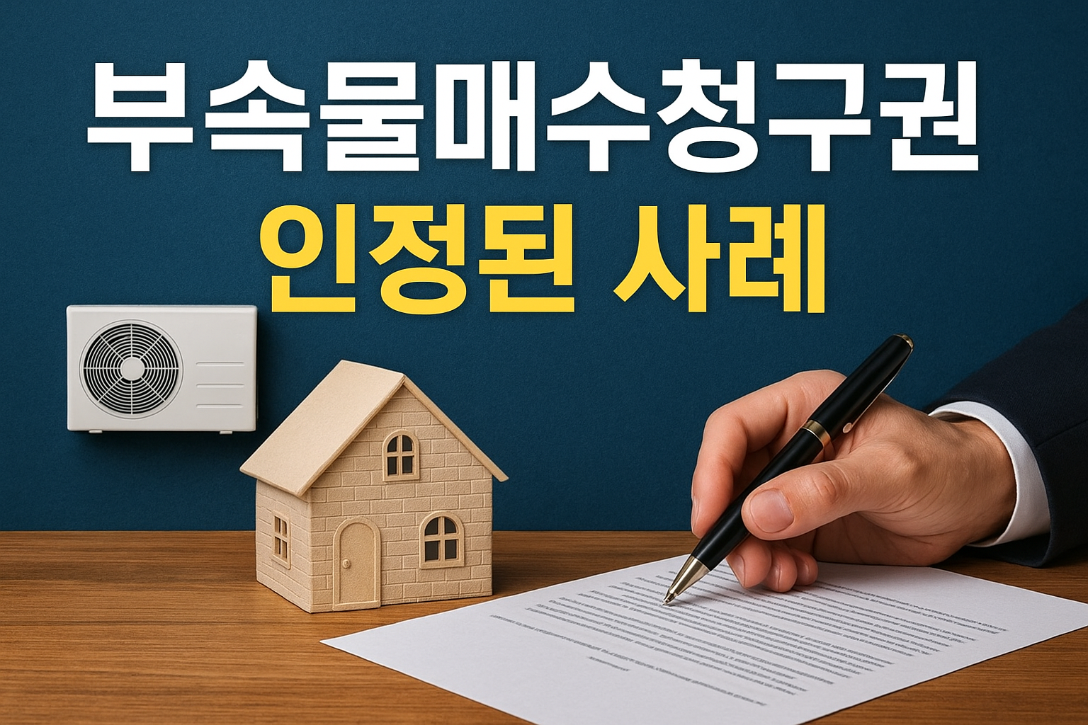 임차인이 꼭 알아야 할 부속물매수청구권 인정사례