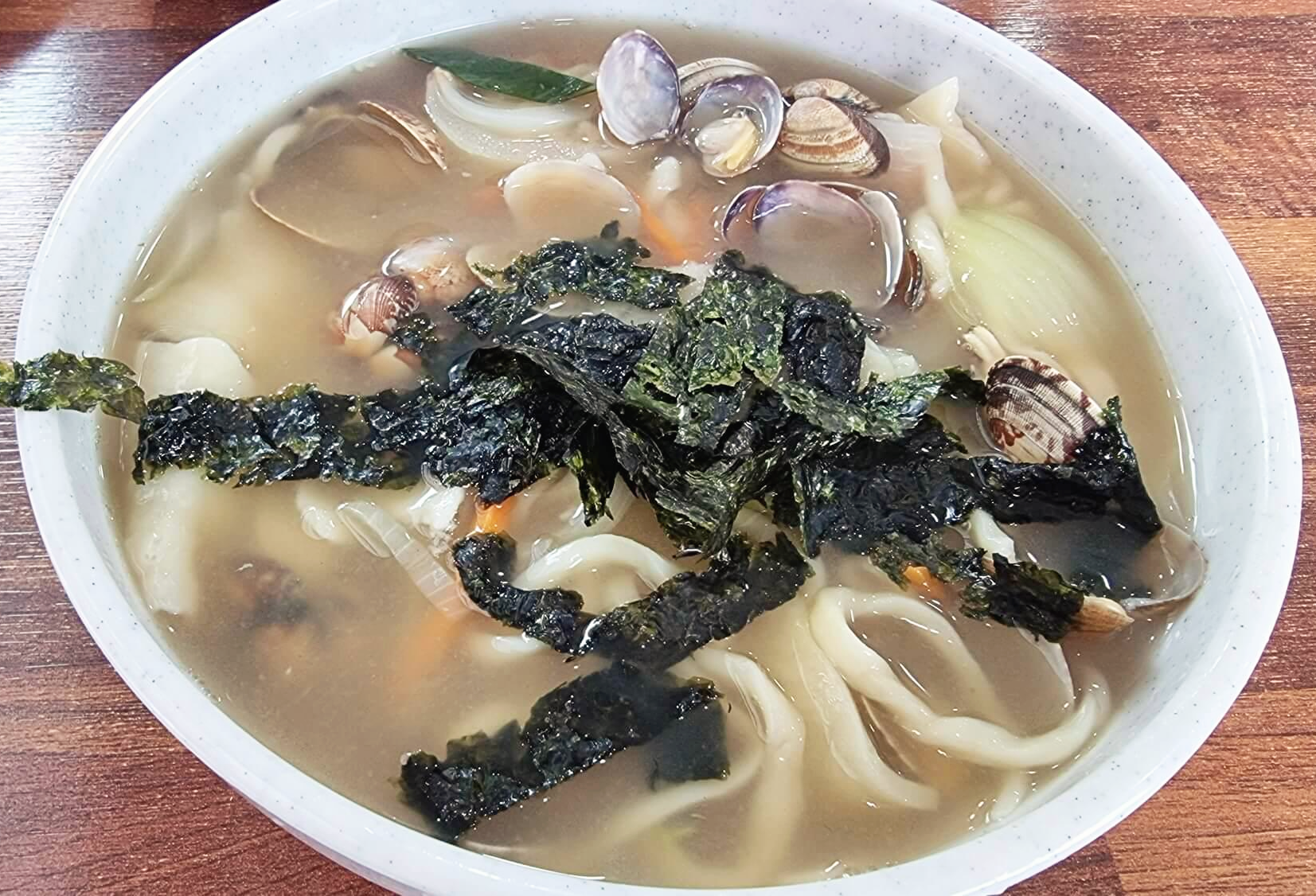 바지락칼국수