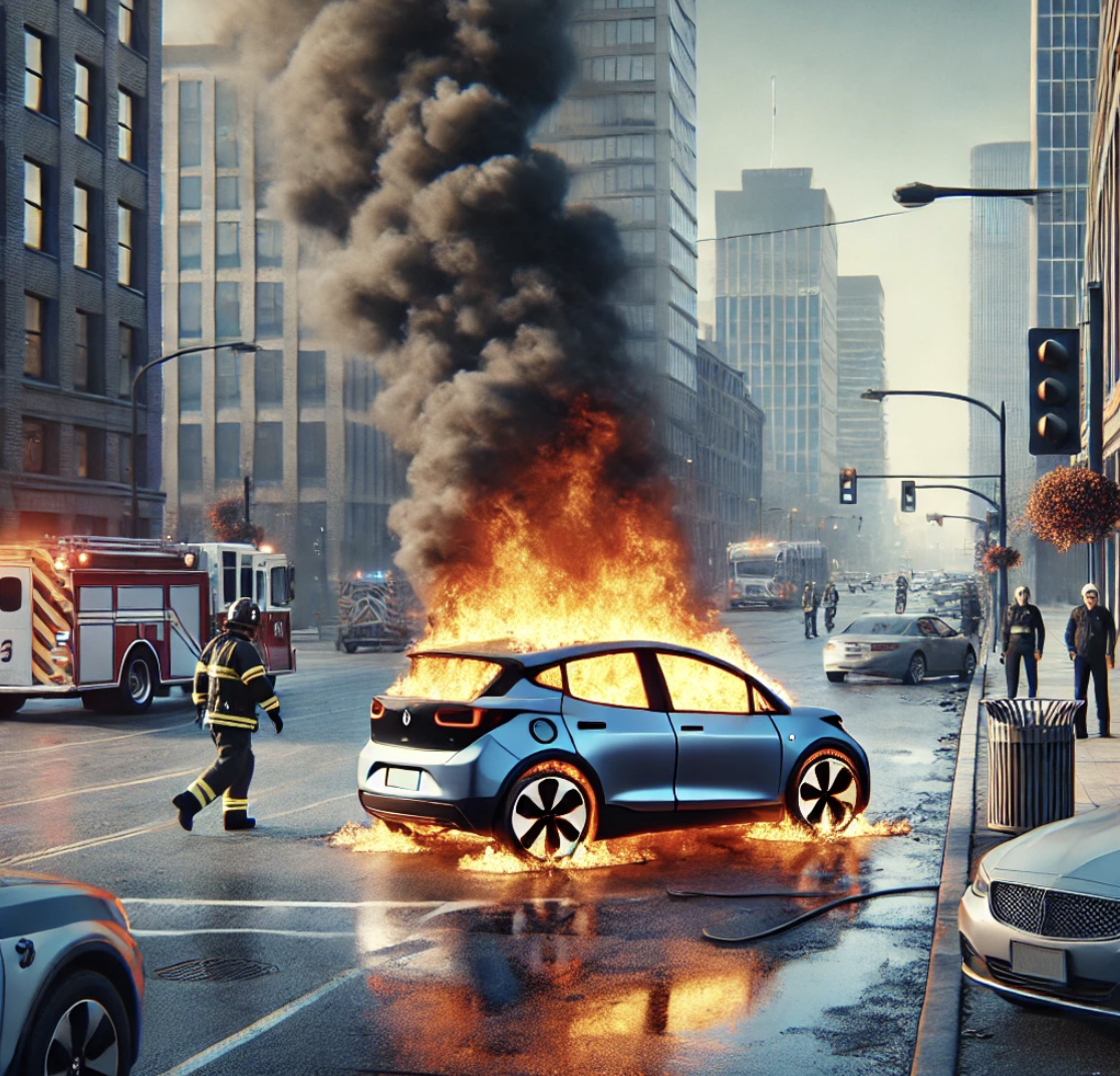 전기차 배터리 화재, 아파트 지하 주차장 주차 반대