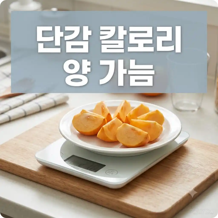 단감 칼로리 100g 기준 양 가늠
