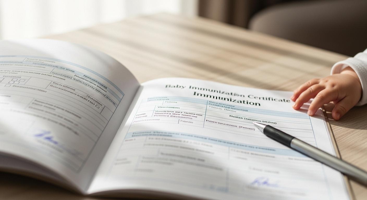 아기 예방접종 증명서 발급 방법