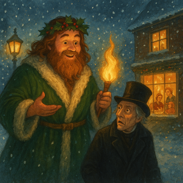 두-번째-유령의-안내를-받는-스크루지