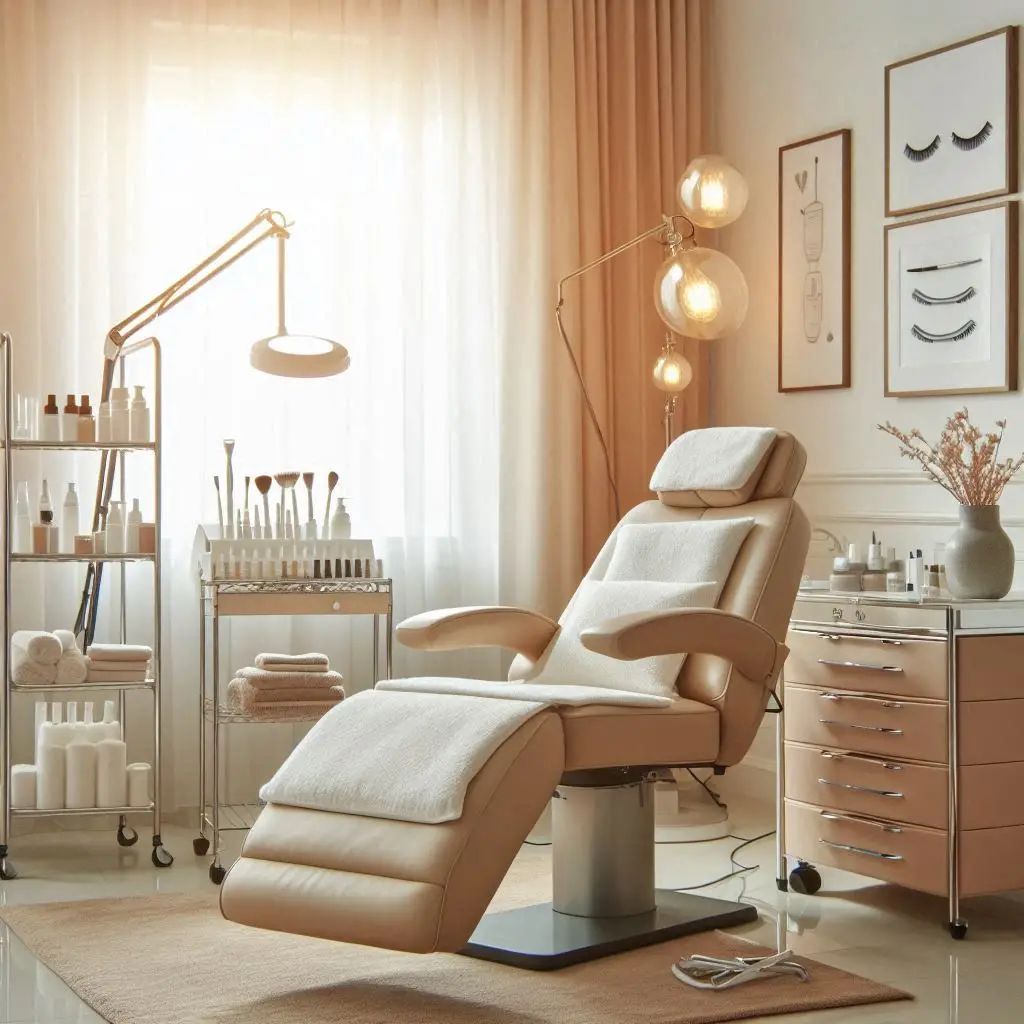 피부,체형관리 샵 배경