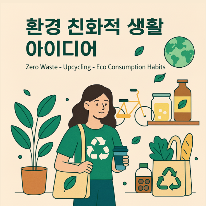 환경 친화적 생활 아이디어, 제로웨이스트 · 업사이클링 · 에코 소비 습관의 모든 것