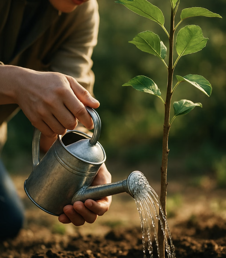 비결 2. 과한 사랑은 금물, '물'과 '거름'