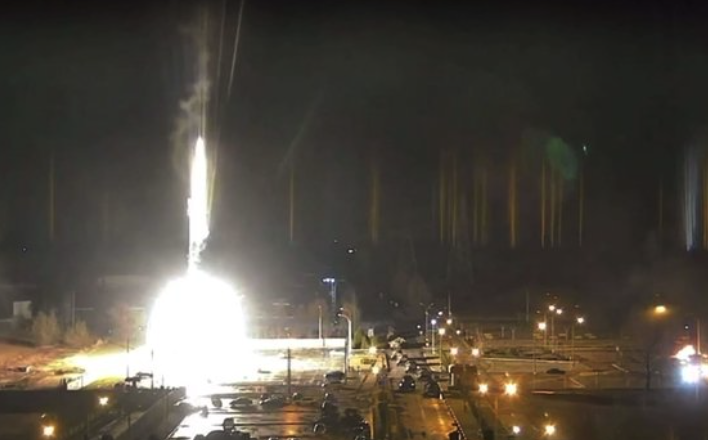 우크라이나 자포리자 원전 포격