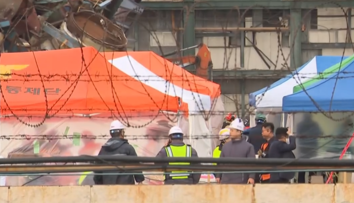 울산화력발전소 사고현장