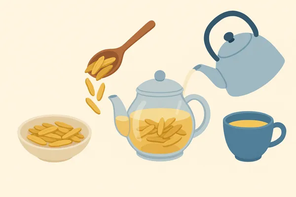 황기차 끓이는 법 소개