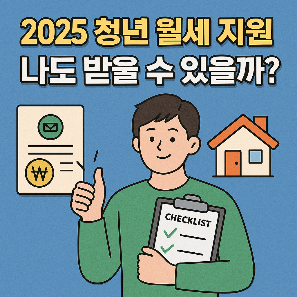 2025 청년 월세 지원 안내 썸네일