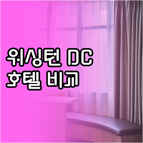 워싱턴 DC 추천 호텔 위치, 가격,..
