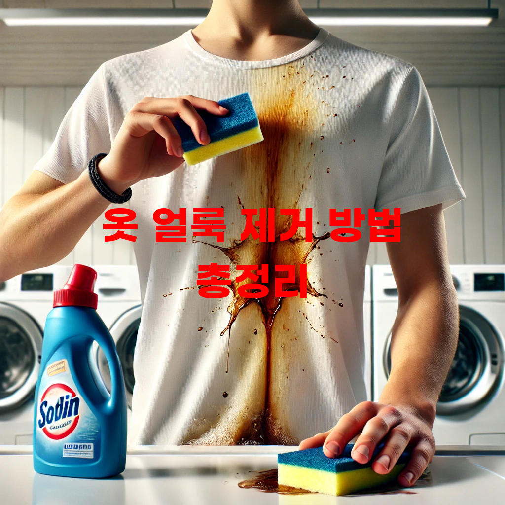 옷 얼룩 제거 방법