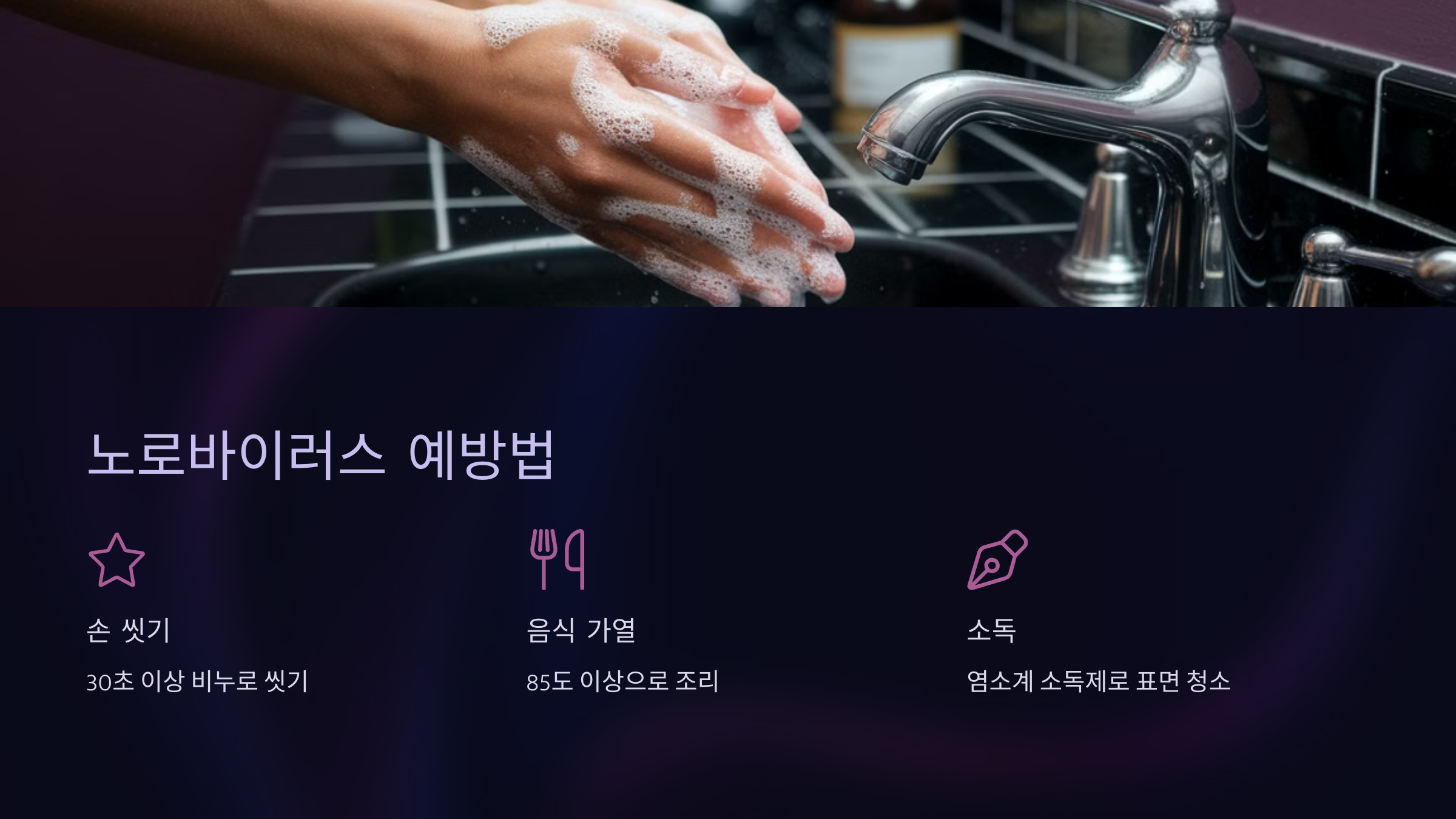 노로바이러스 예방법