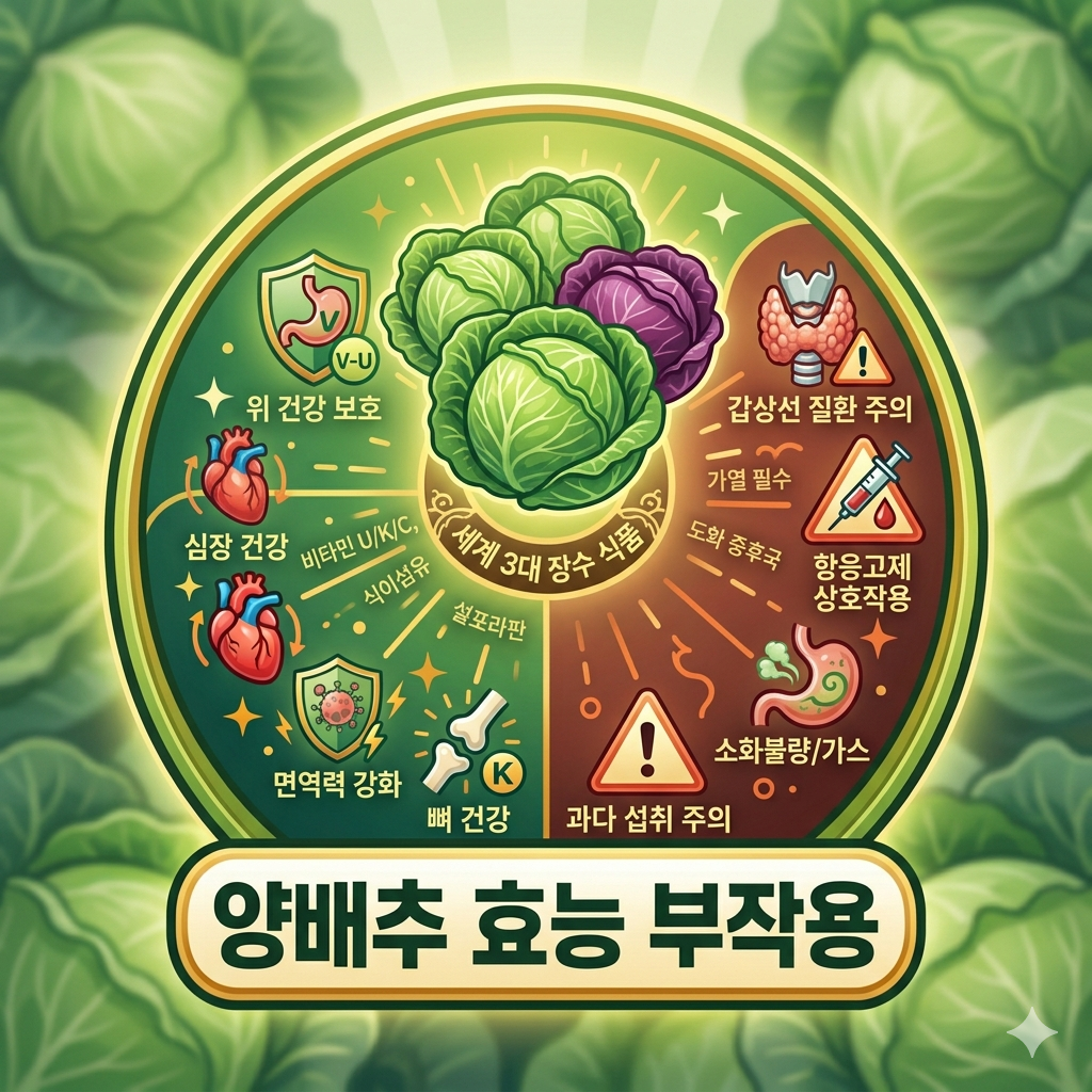 양배추 효능 부작용