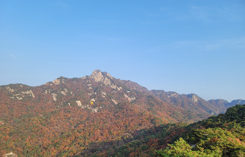 북한산 가을 풍경