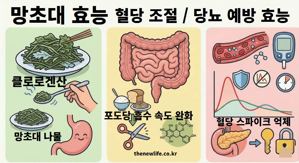망초대 효능 혈당 조절 당뇨 예방