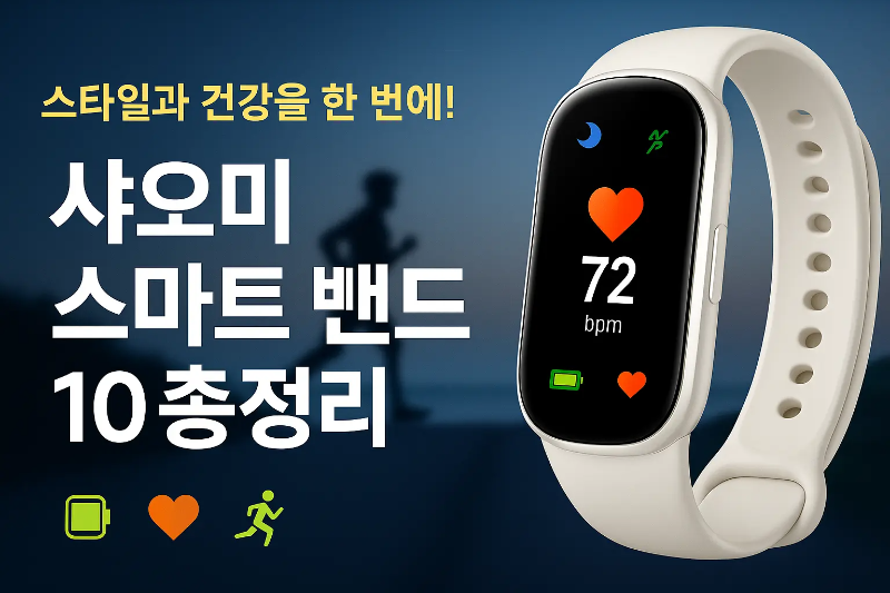 샤오미 스마트 밴드 10 총정리 썸네일
