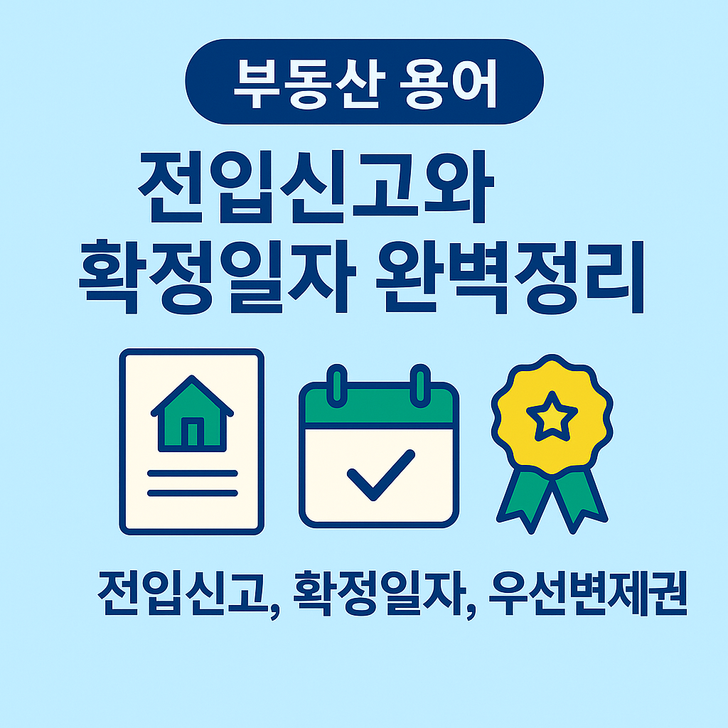 전입신고와 확정일자 완벽정리
