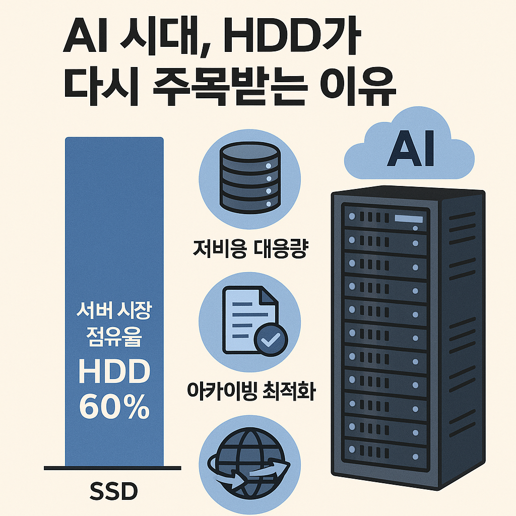 AI 시대 HDD가 다시 주목을 받는 이유