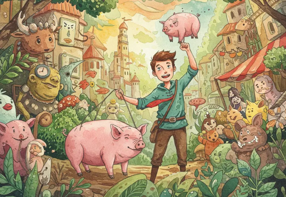 돼지를 도망치게하는 꿈