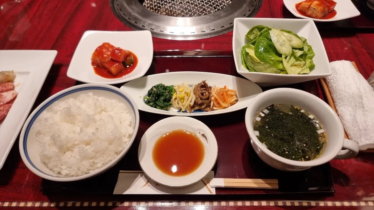 죠죠엔 점심 셋트 메뉴 구성
죠죠엔 런치 셋트