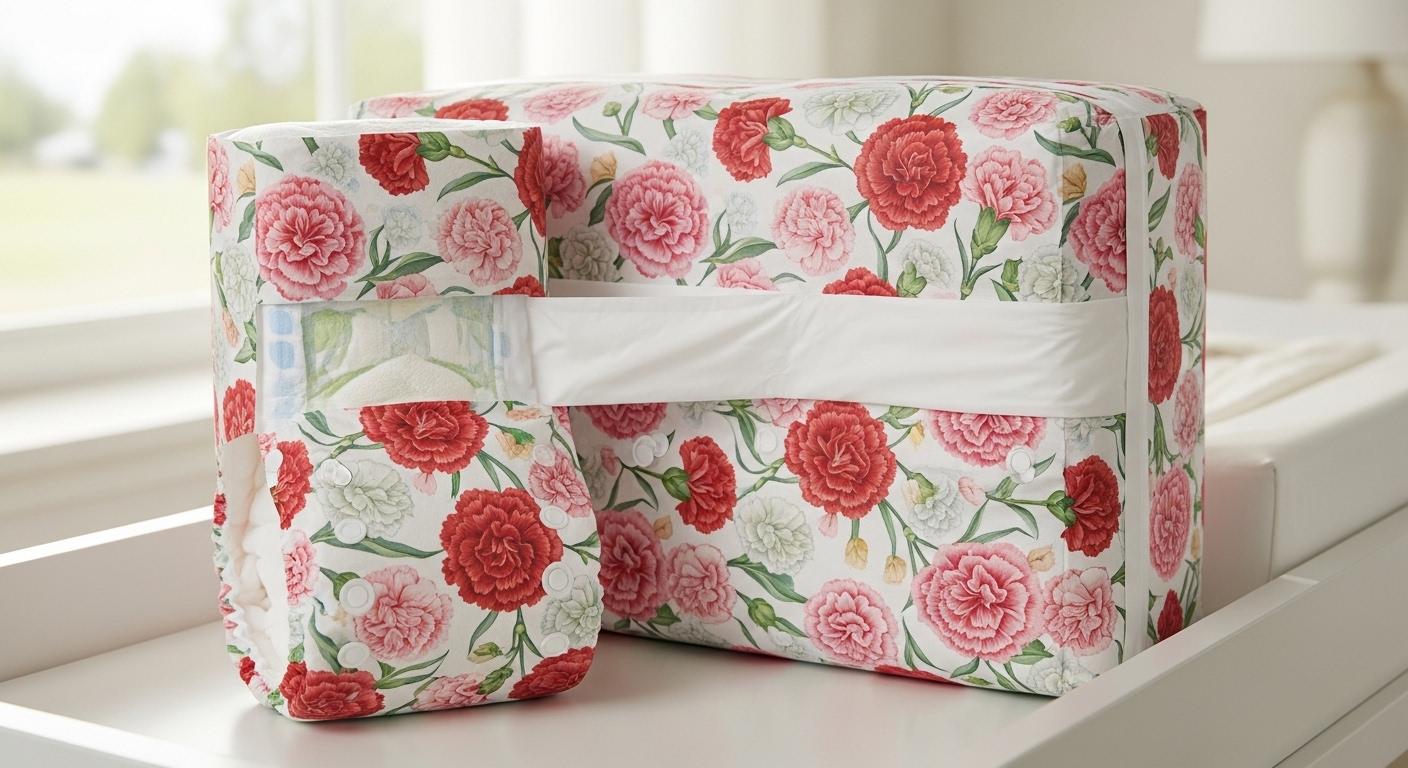 카네이션 기저귀 대형