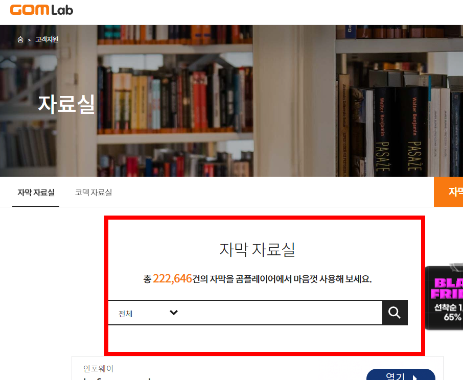 곰플레이어 통합코덱 다운로드